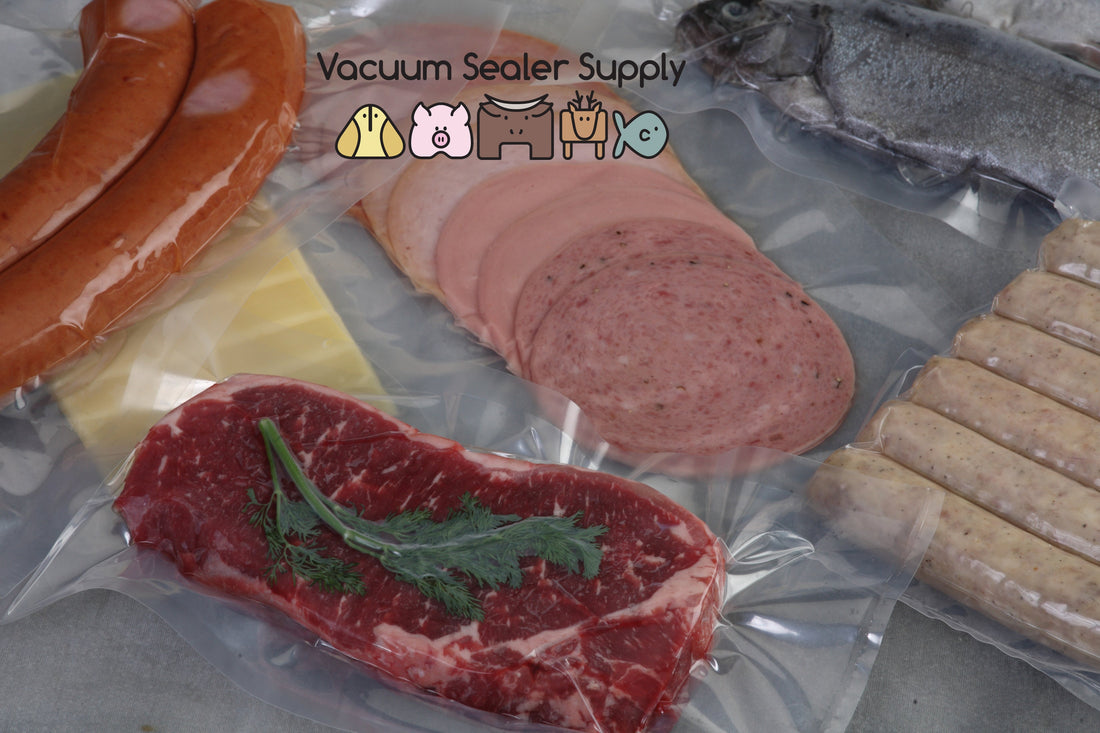 Chamber vacuum sealer pouches