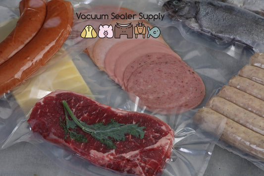 Chamber vacuum sealer pouches