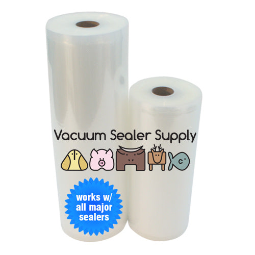 1 roll 8 x 50 ft + 1 roll 11 x 50 ft Vacuum Sealer Rolls (2 rolls total) **FREE SHIPPING USA**