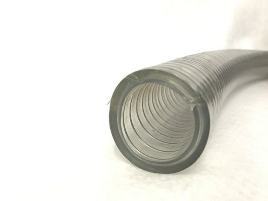 Vacuum Hose - Steel Wire Reinforced 1.5 inch inside diameter, 7mm wall strength - Extra Strong - PRICED AND SOLD BY THE FOOT