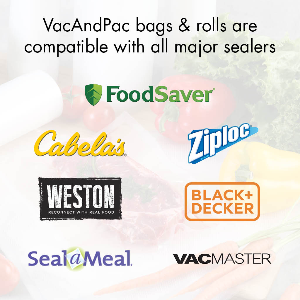 Embossed vacuum sealer bags and rolls for home use - view 2